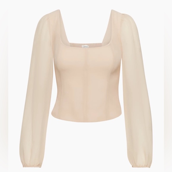 Wilfred Grace Pink Milkmaid Corset Top - Picture 2 of 6